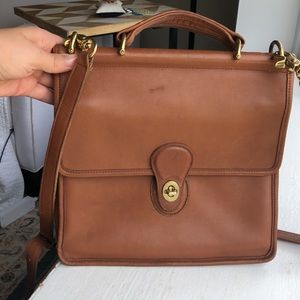 Vintage Coach Willis Bag, English Tan, 9927